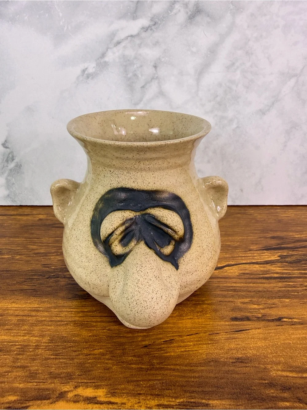 Peter Petrie Extraordinary Egg Separator Pottery Snot Nose Gag Kitchen Tool